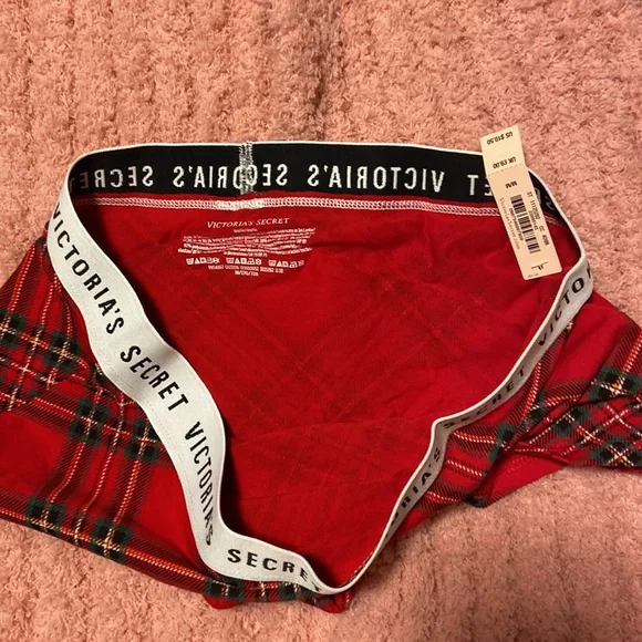 2pc set Victoria’s secret bra& panty plaid pattern holiday bra panty set 34B M - Picture 11 of 16